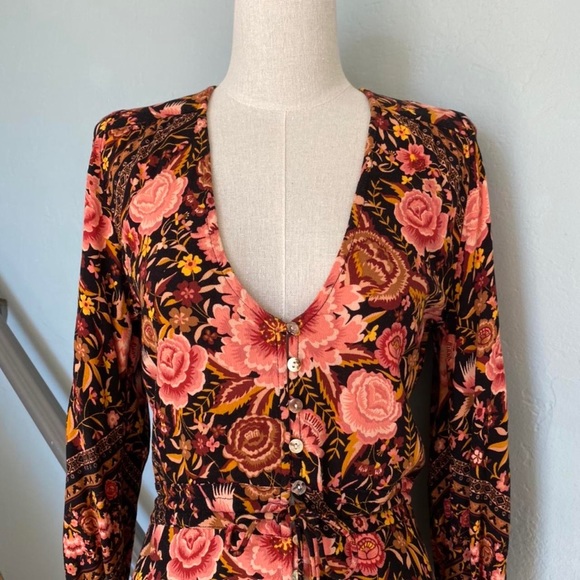 SPELL Babushka (BABS) Free People Dress Gown S - Picture 10 of 15